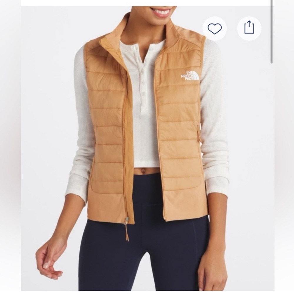 The North Face Tan Puffer Vest